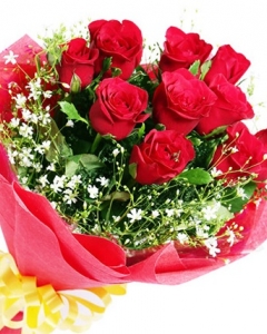 12 delux red Hand Bunch